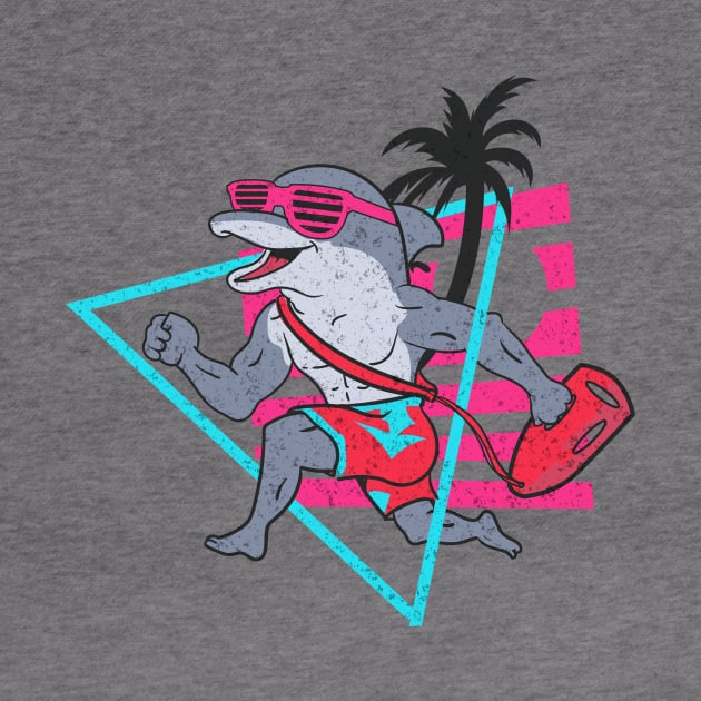 Baywatch dolphin by Deduder.store